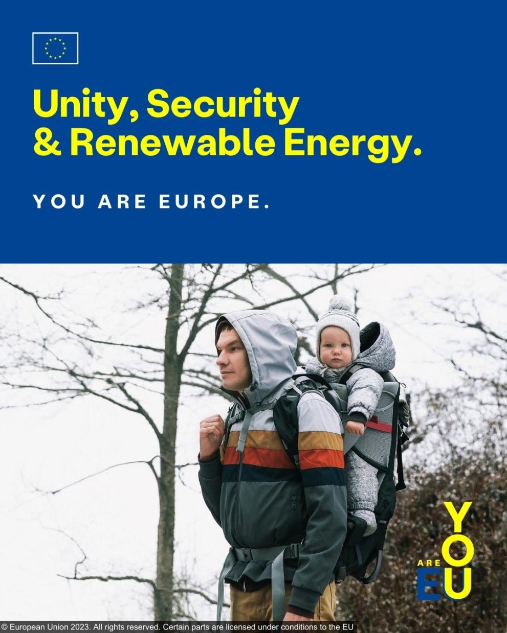 Unity, Security and Renewable Energy.