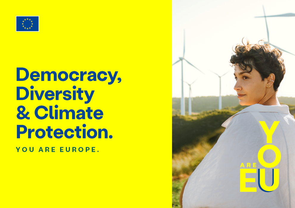 Democracy, Diversity and Climate Protection.
