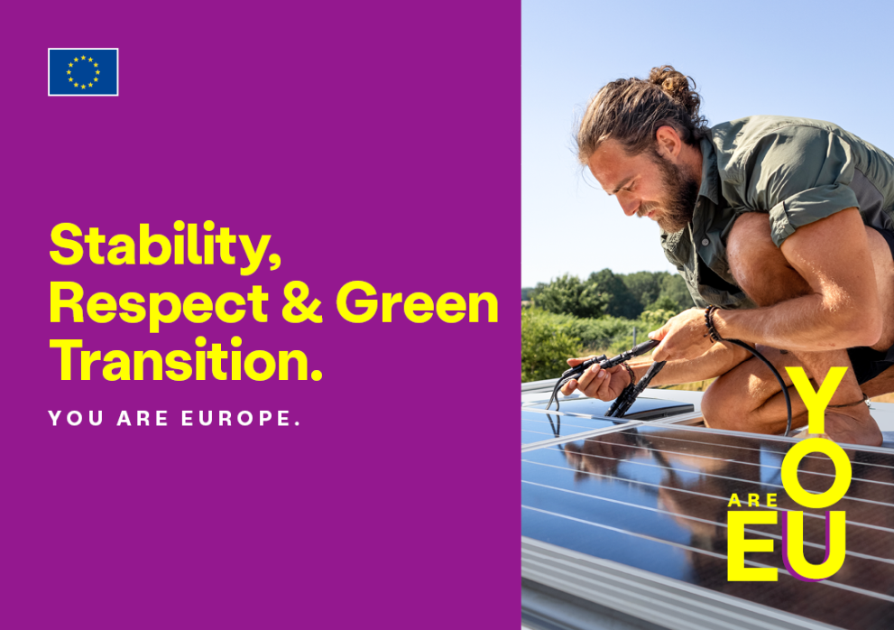 Stability, Respect and Green Transition.